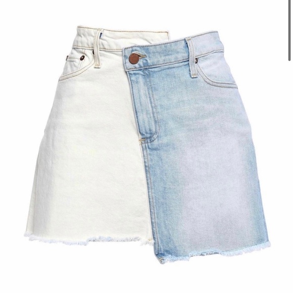 Alice + Olivia Amazing Two Tone‎ High Rise Skirt - Picture 3 of 12